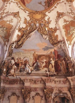 ヴュルツブルク フランケン公爵ジョヴァンニ・バッティスタ・ティエポロ役のヘロルトの叙事詩 Oil Paintings
